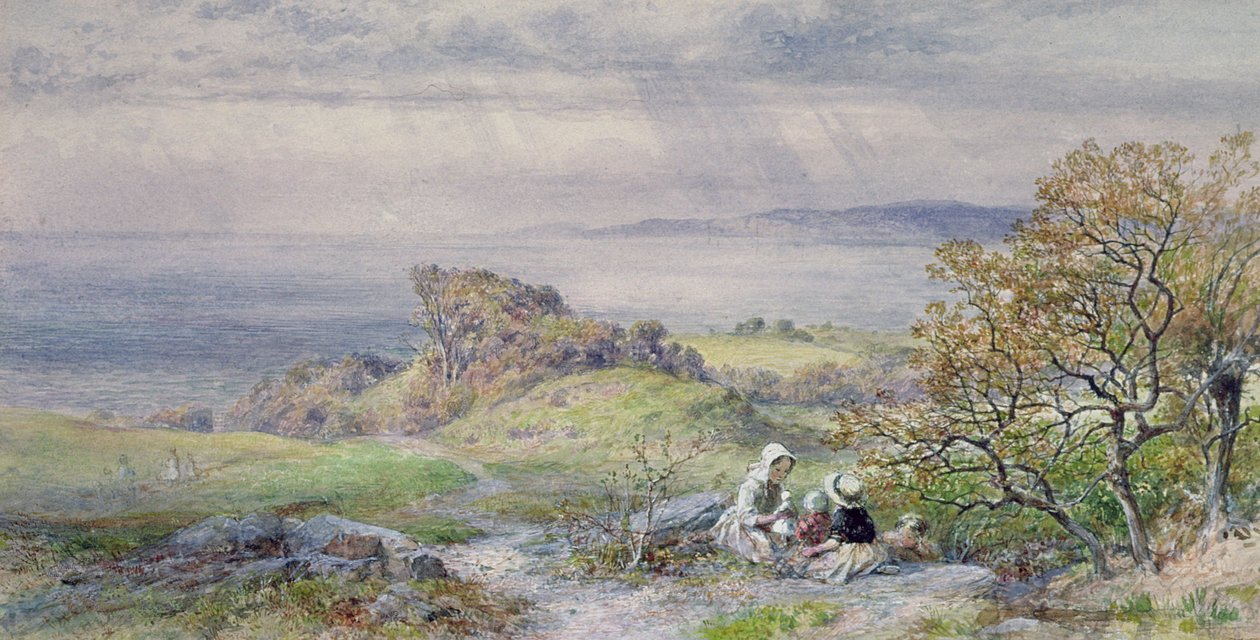 Scène de Côte avec Enfants au Premier Plan, 19ème siècle - William Collins