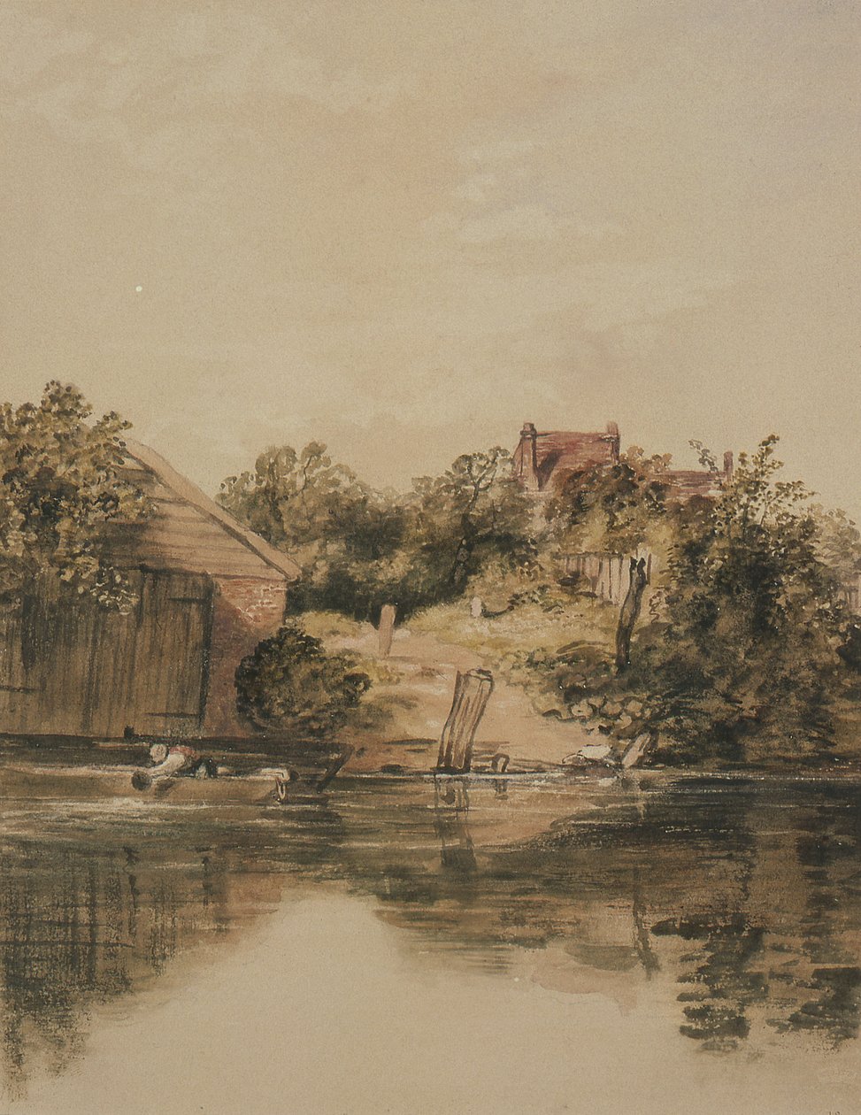 Le bord de la rivière - William Collins