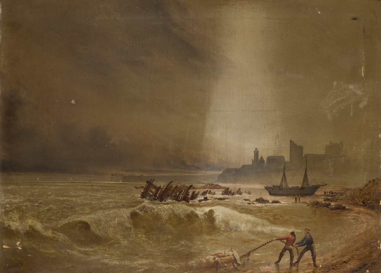 Paysage marin au large de Tynemouth, 1871 - William Connell