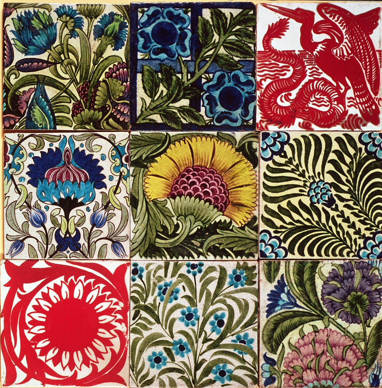 Carreaux en terre cuite, par William de Morgan (1839-1917) - William de Morgan