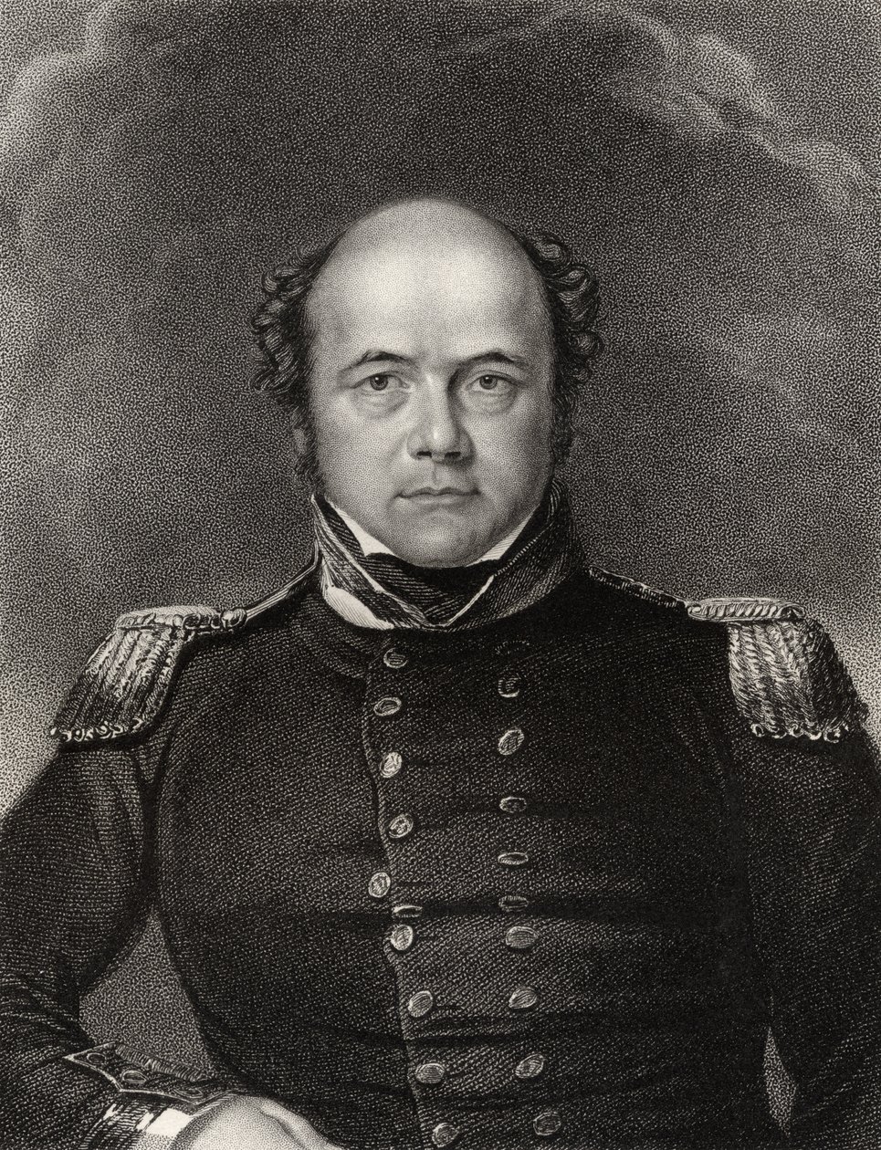 Sir John Franklin, gravé par James Thomson (1789-1850), de 