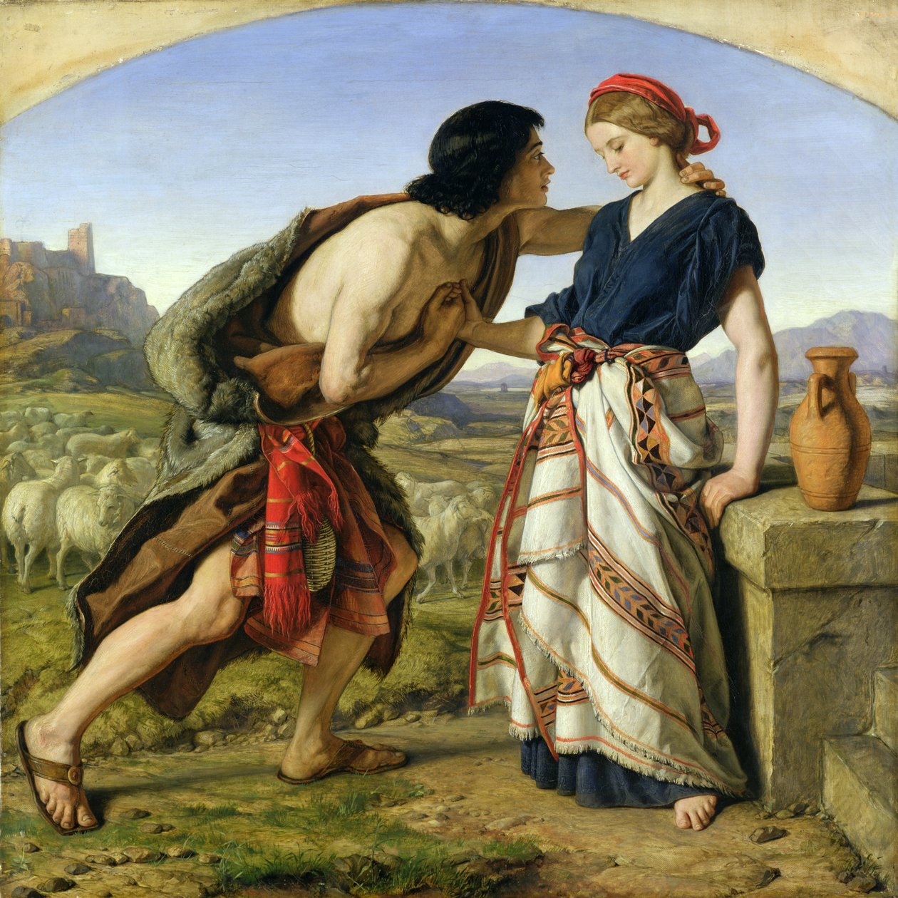 La Rencontre de Jacob et Rachel, 1853 - William Dyce