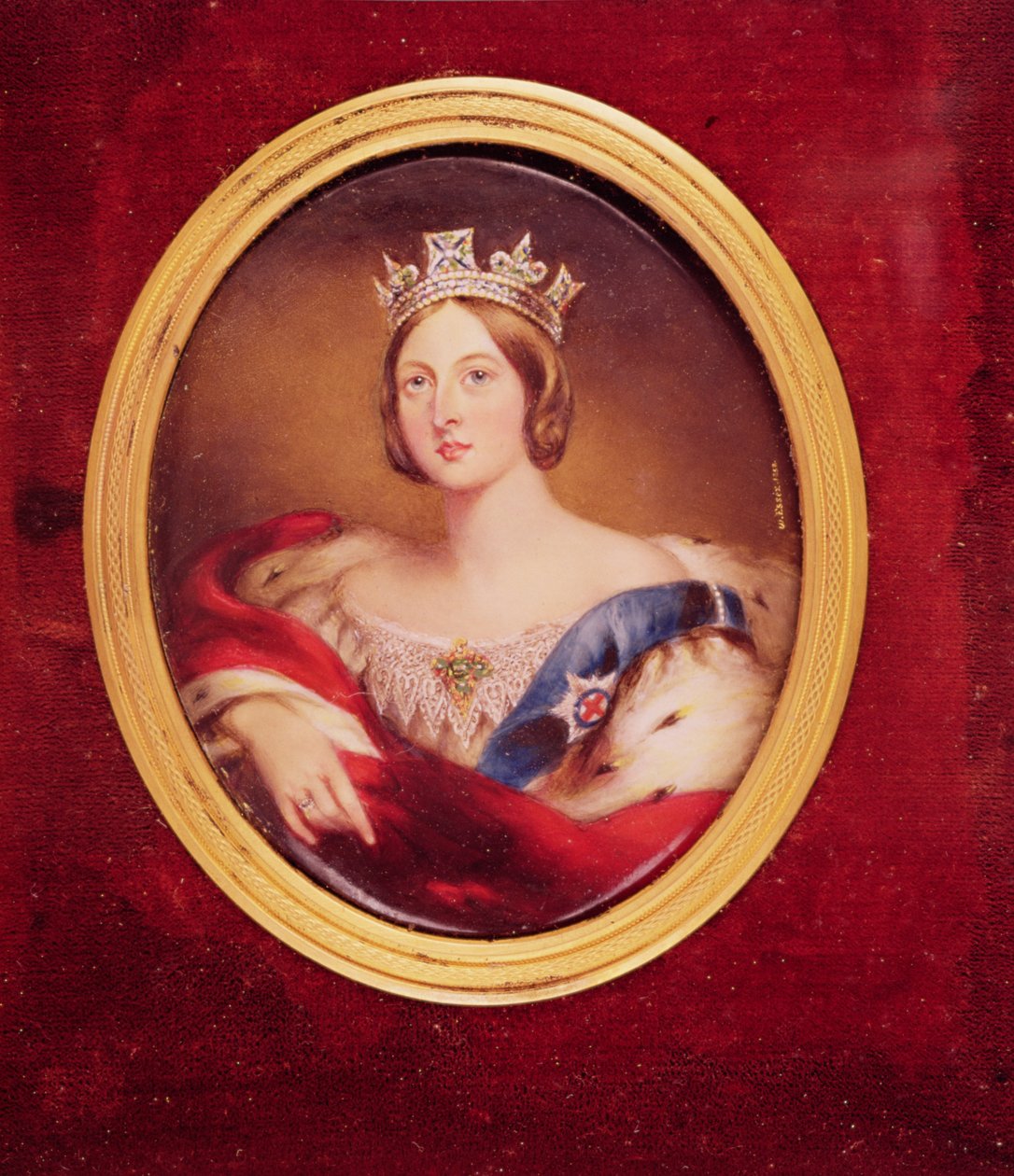 Portrait de la reine Victoria, 1858 - William Essex