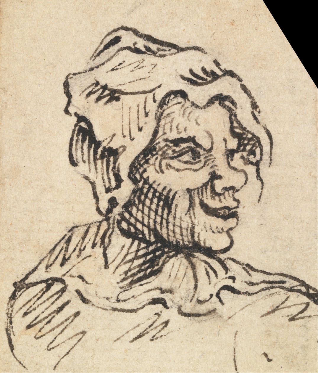 Tête grotesque de femme - William Hogarth