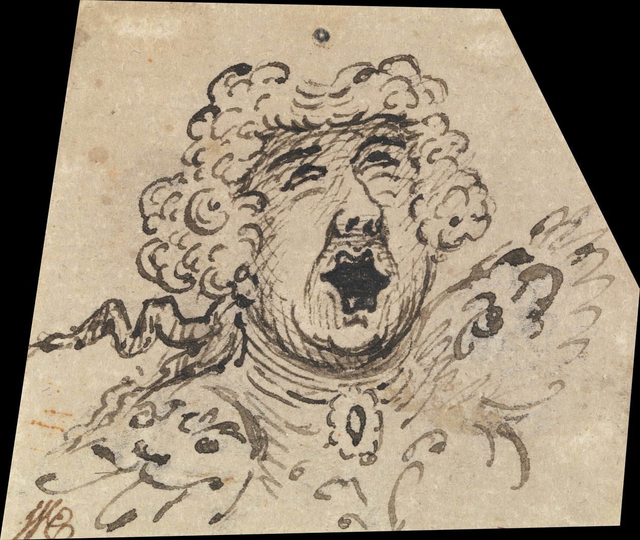 Tête grotesque de femme - William Hogarth