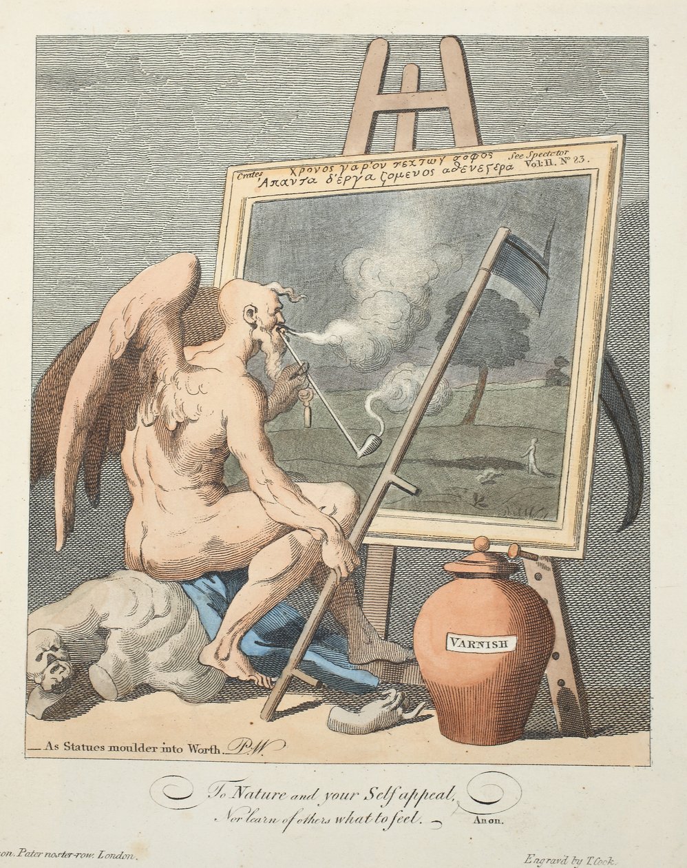 Le Temps fumant une image, illustration de 