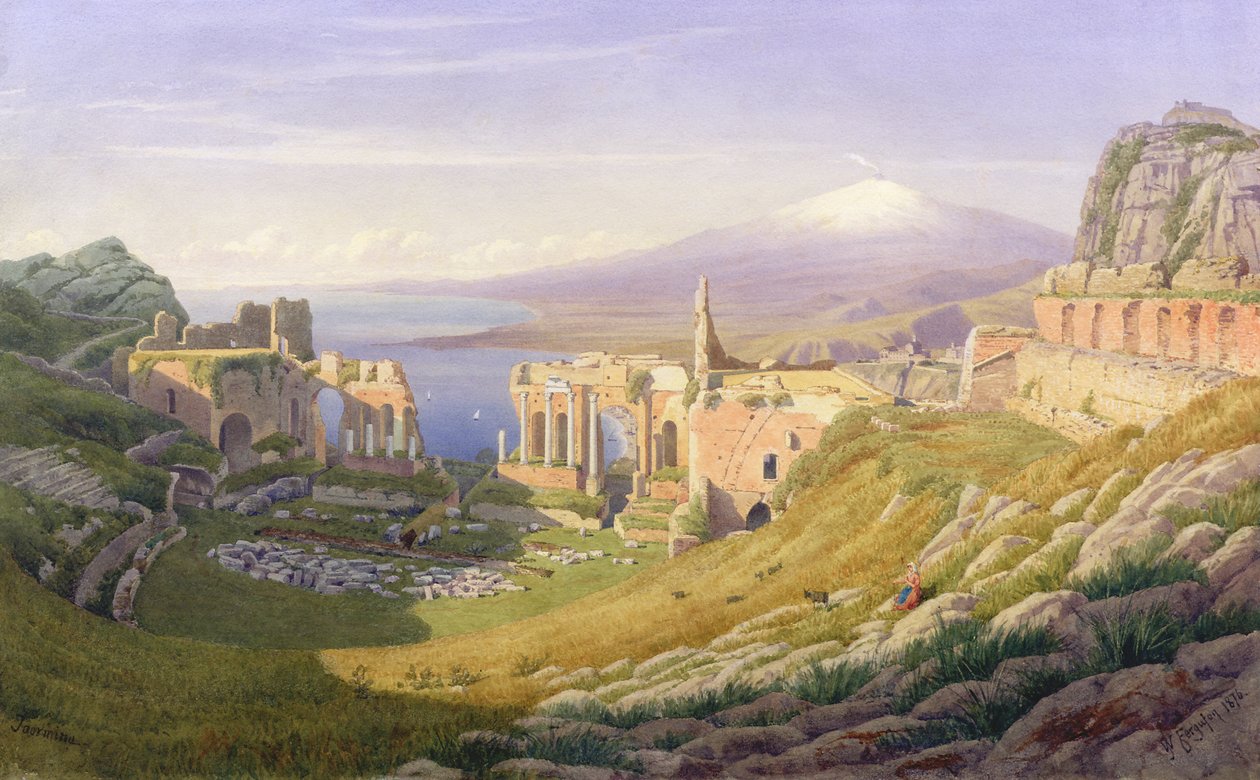 Taormina, Sicile, 1876 - William J. Ferguson