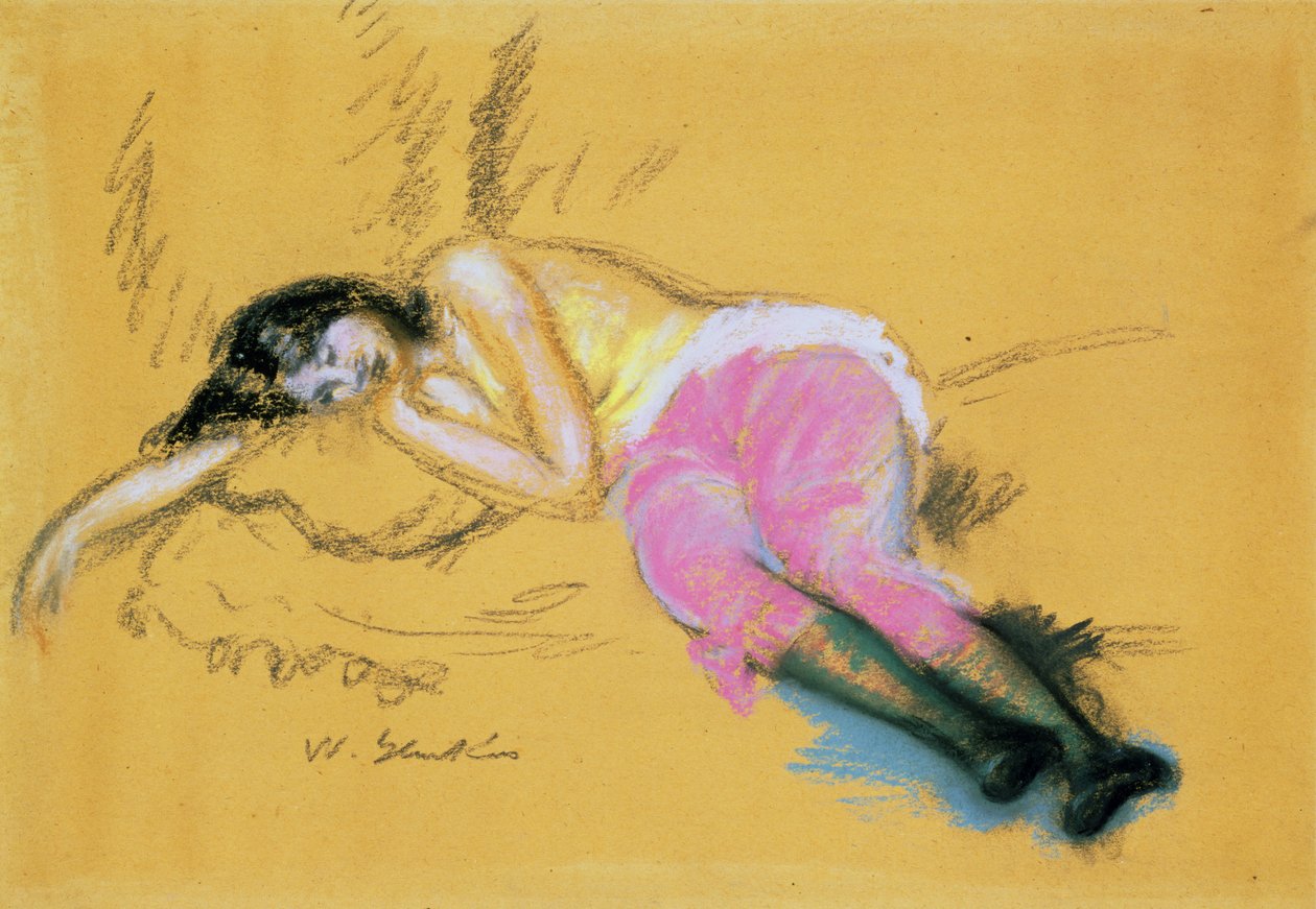 Fille endormie - William James Glackens