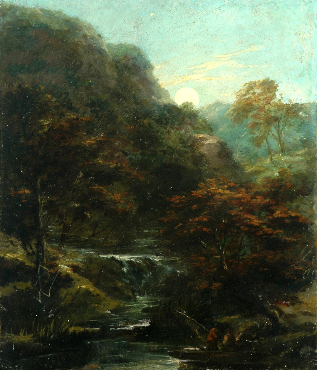 Soirée sur la rivière - William James Muller