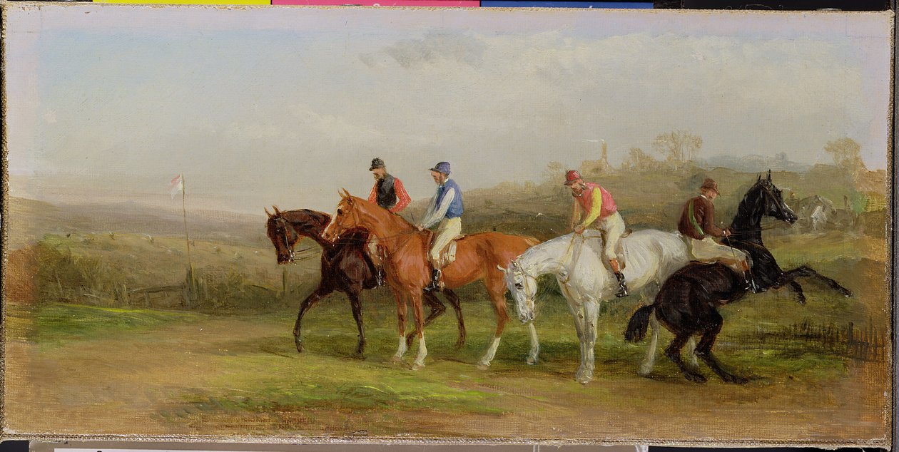 Courses de steeple-chase : Au départ - William Joseph Shayer