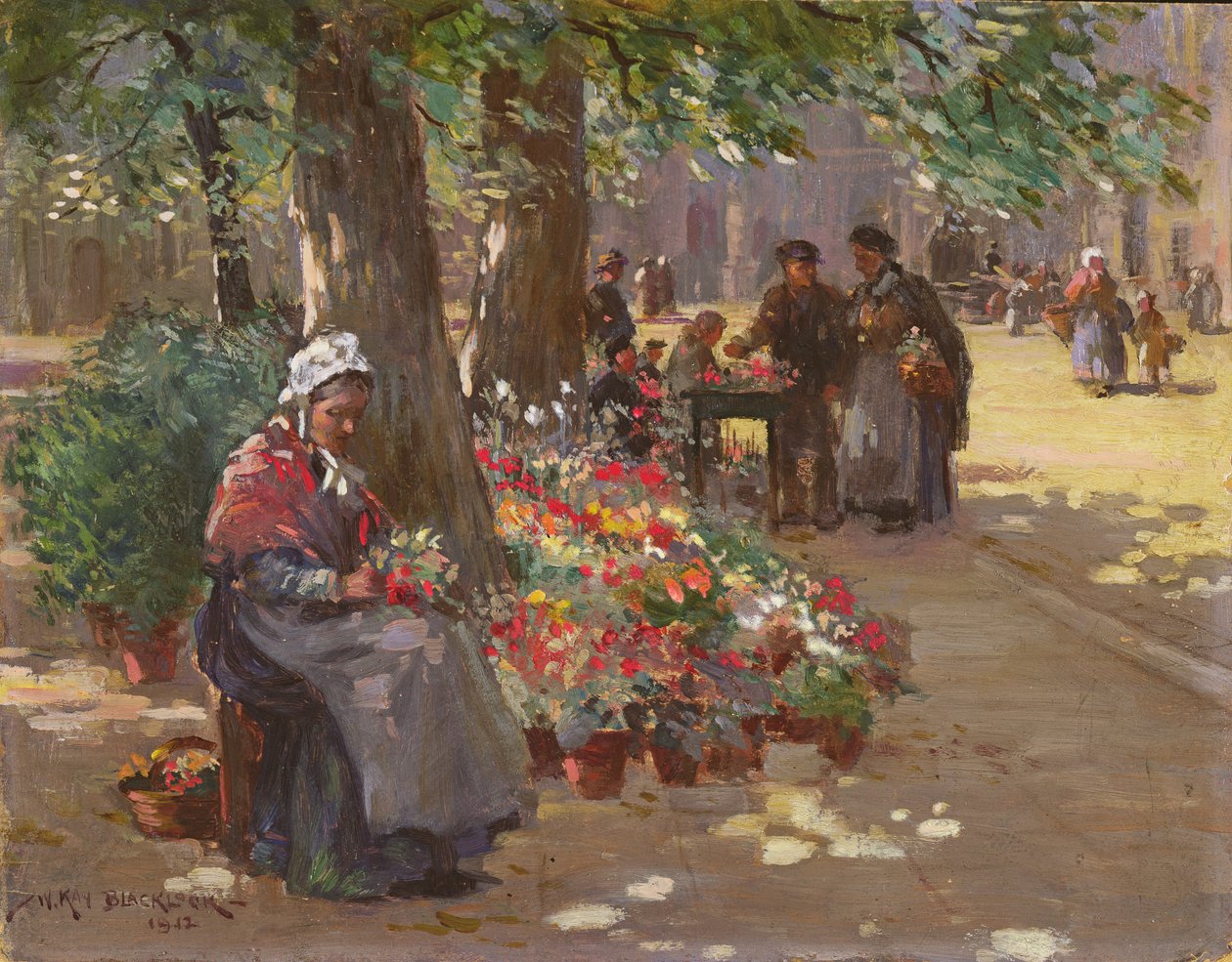 La vendeuse de fleurs, 1912 - William Kay Blacklock