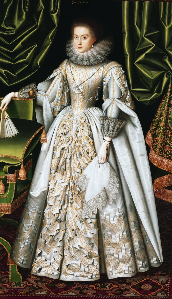 Portrait de Diana Cecil - William Larkin