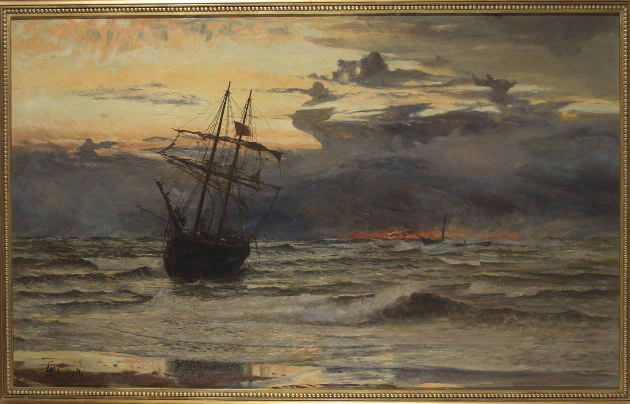 Aube Après la Tempête - William Lionel Wyllie