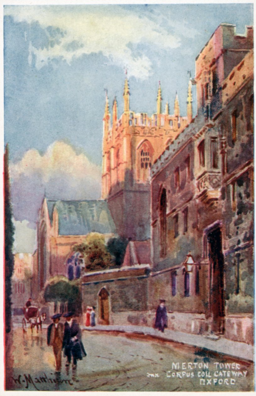 Tour du Merton College, portail Corpus Christi - William Matthison