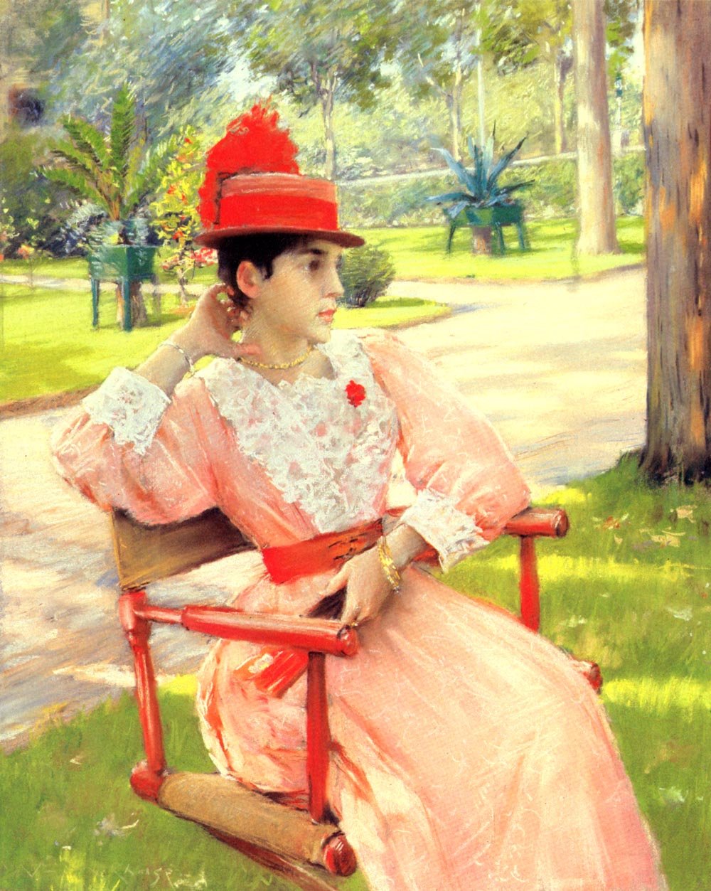 Après-midi dans le parc - William Merritt Chase