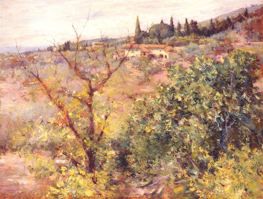 Vue de Fiesole - William Merritt Chase