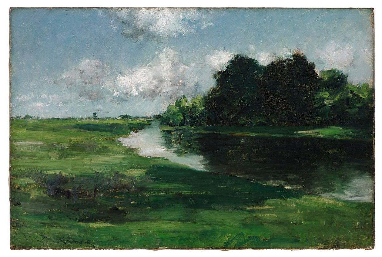 Paysage de Long Island après une averse - William Merritt Chase