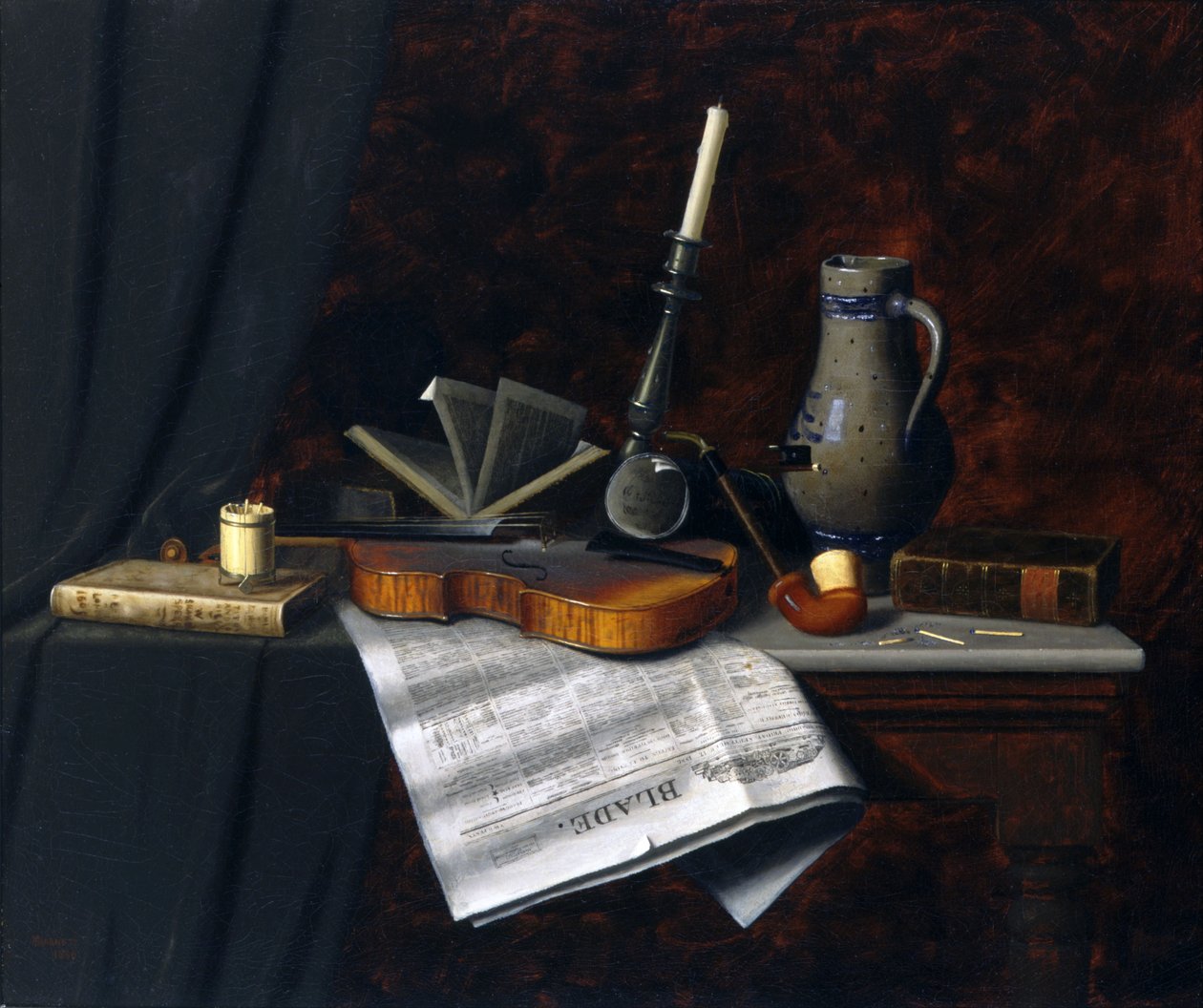 Nature morte avec la lame de Toledo - William Michael Harnett