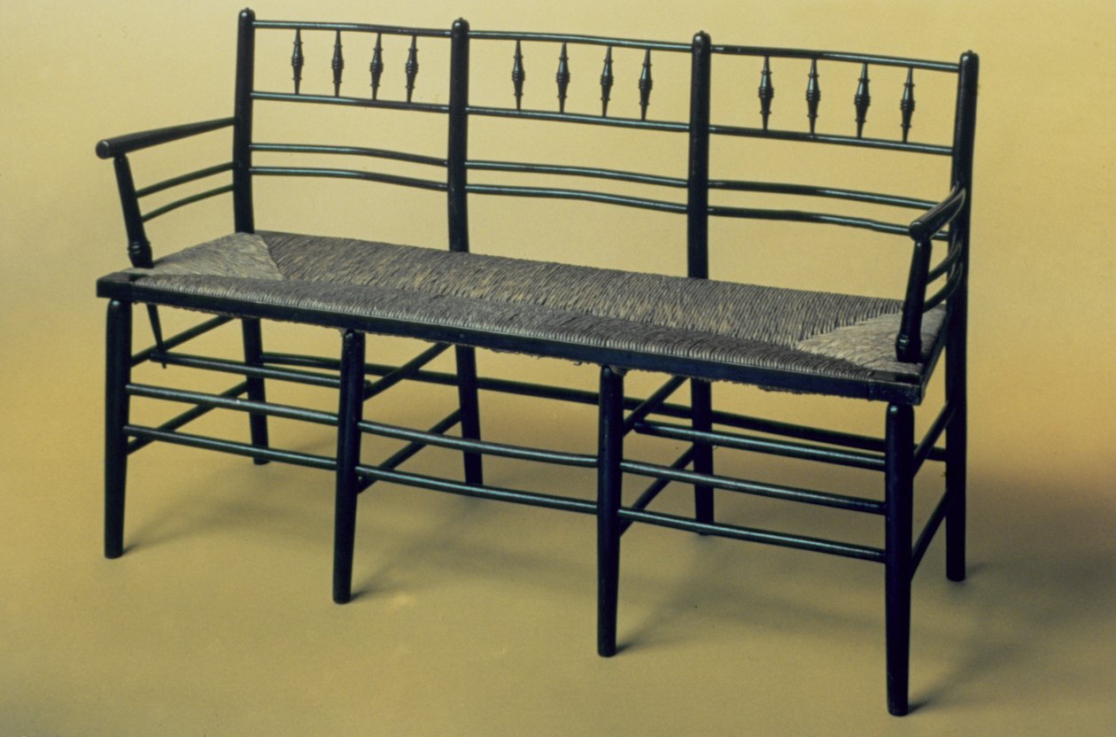 Chaise à siège en jonc du Sussex - William Morris