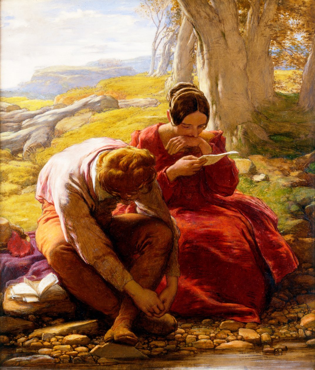 Le Sonnet, vers 1839 - William Mulready