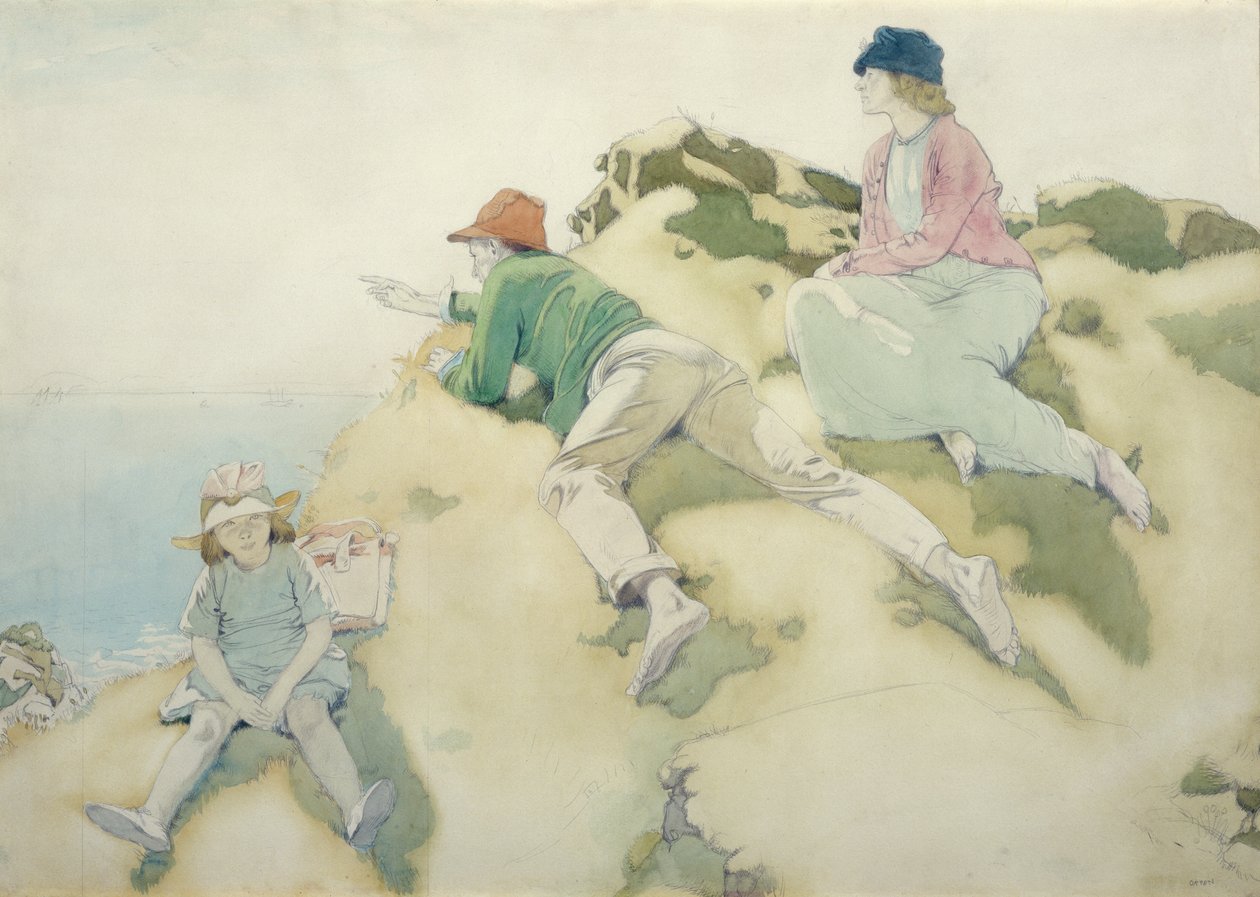 La course de yachts (baie de Dublin) - William Orpen