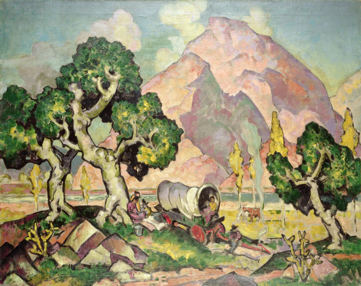 Route de Taos au Rio Grande - William Penhallow Henderson