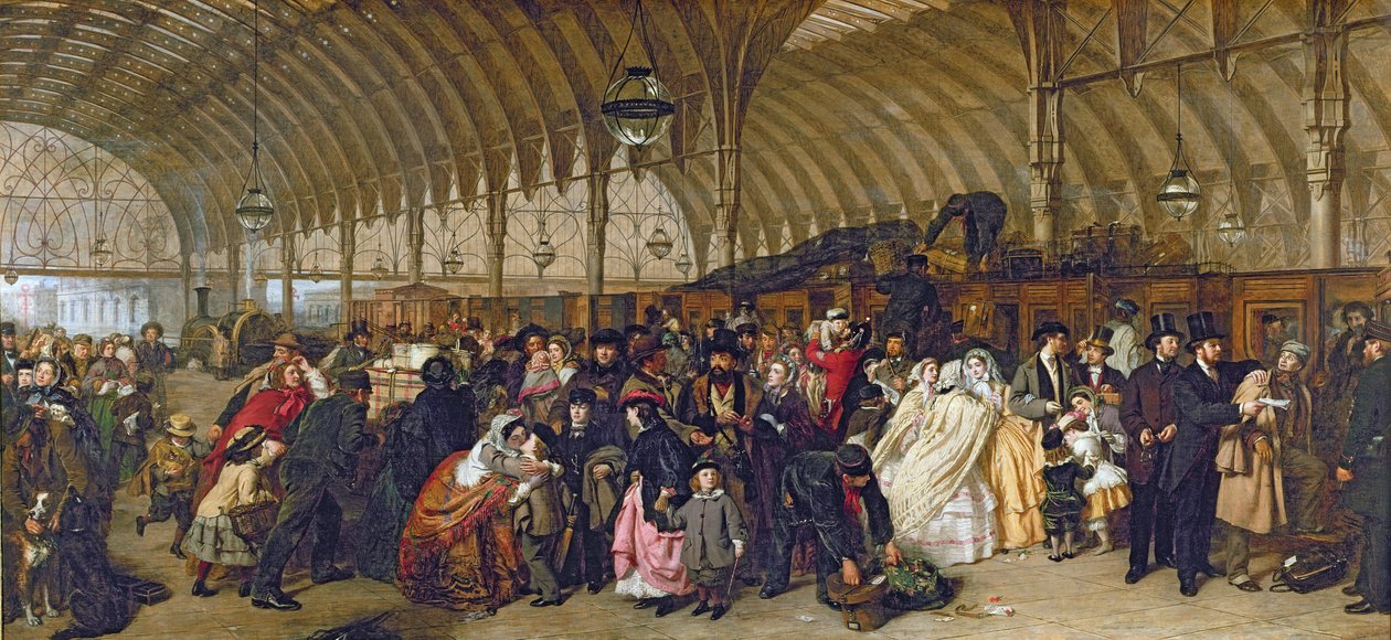 La gare, 1862 - William Powell Frith