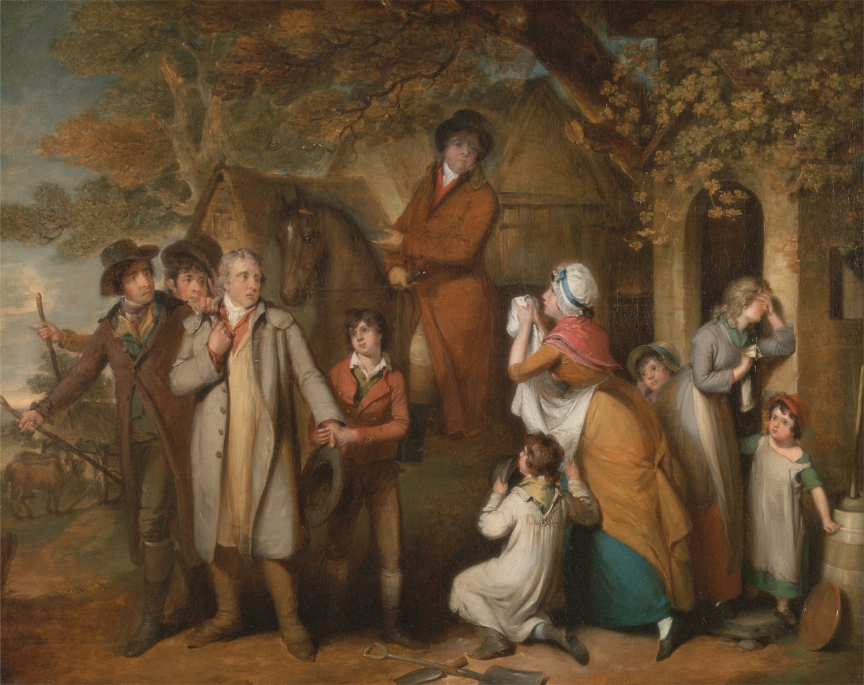 Le sévère intendant ou le locataire malheureux - William Redmore Bigg