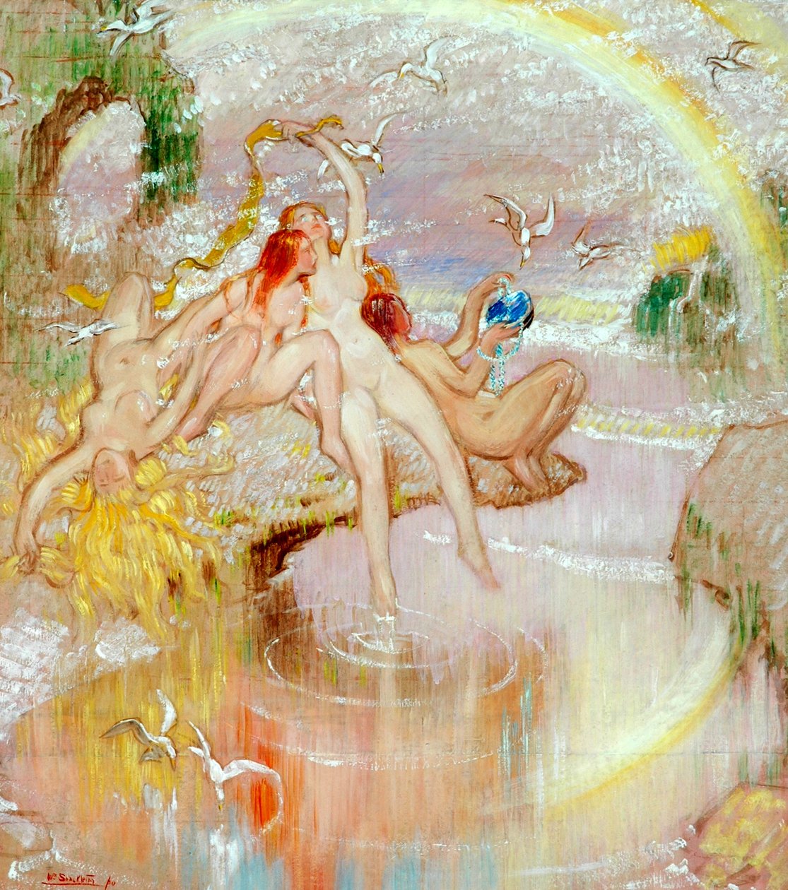 Idylle Romantique, 1920 - William Shackleton