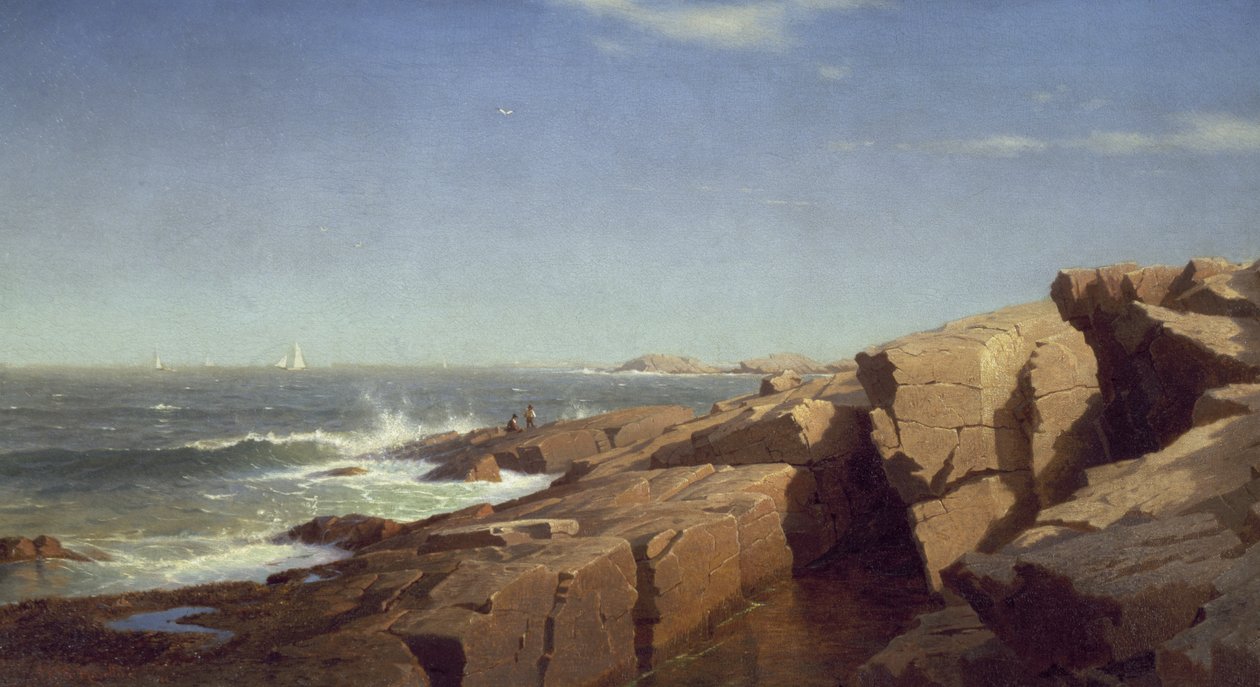 Rochers à Nahant - William Stanley Haseltine