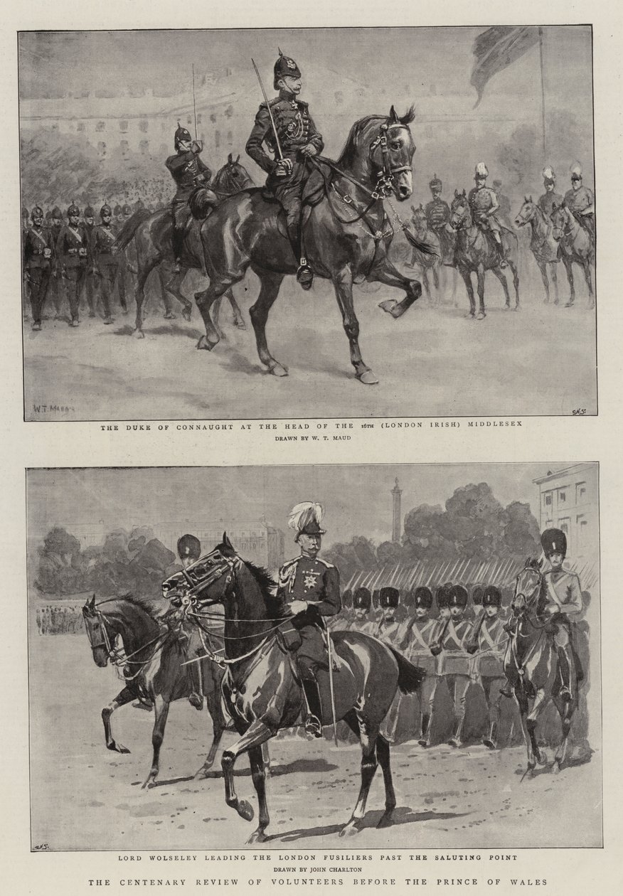 La Revue du Centenaire des Volontaires devant le Prince de Galles - William T. Maud