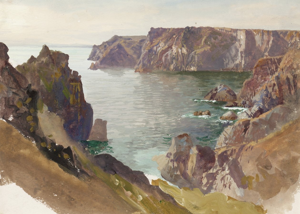 Côte, Cornouailles, c.1877-80 - William Trost Richards