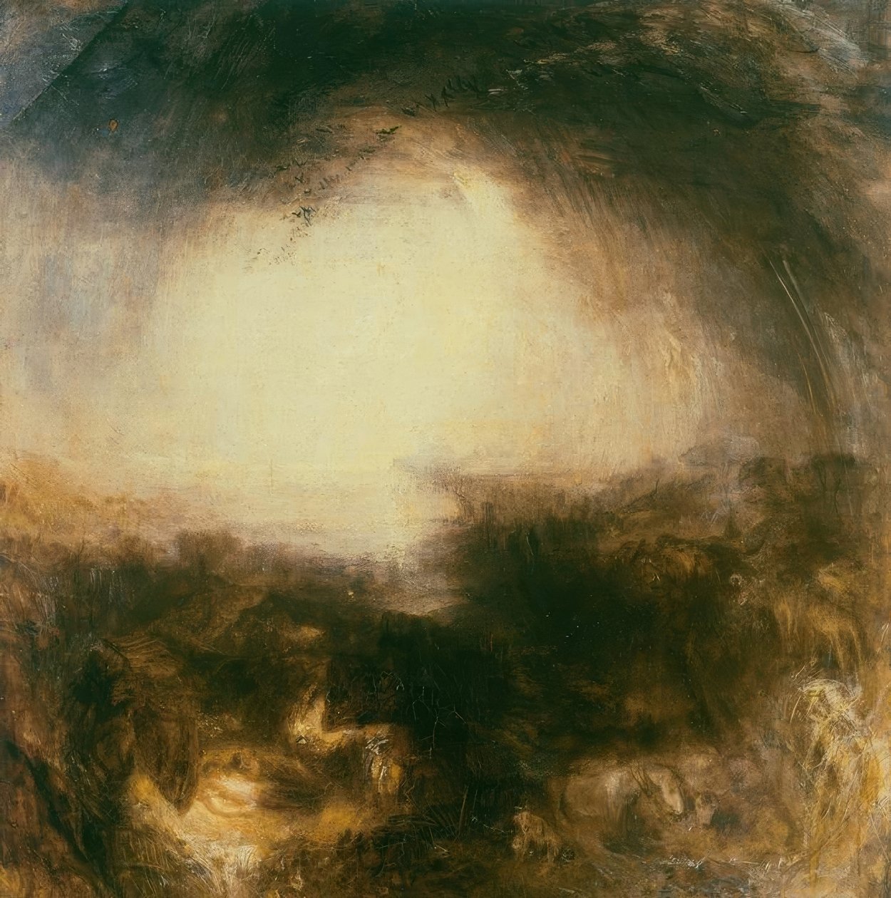 Ombre et obscurité – Le soir après le déluge - Joseph Mallord William Turner