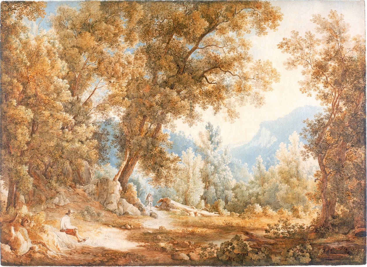 Paysage avec figures - William Westall