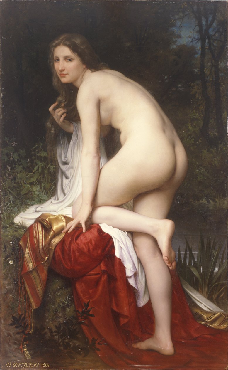 Femme se baignant - William Adolphe Bouguereau
