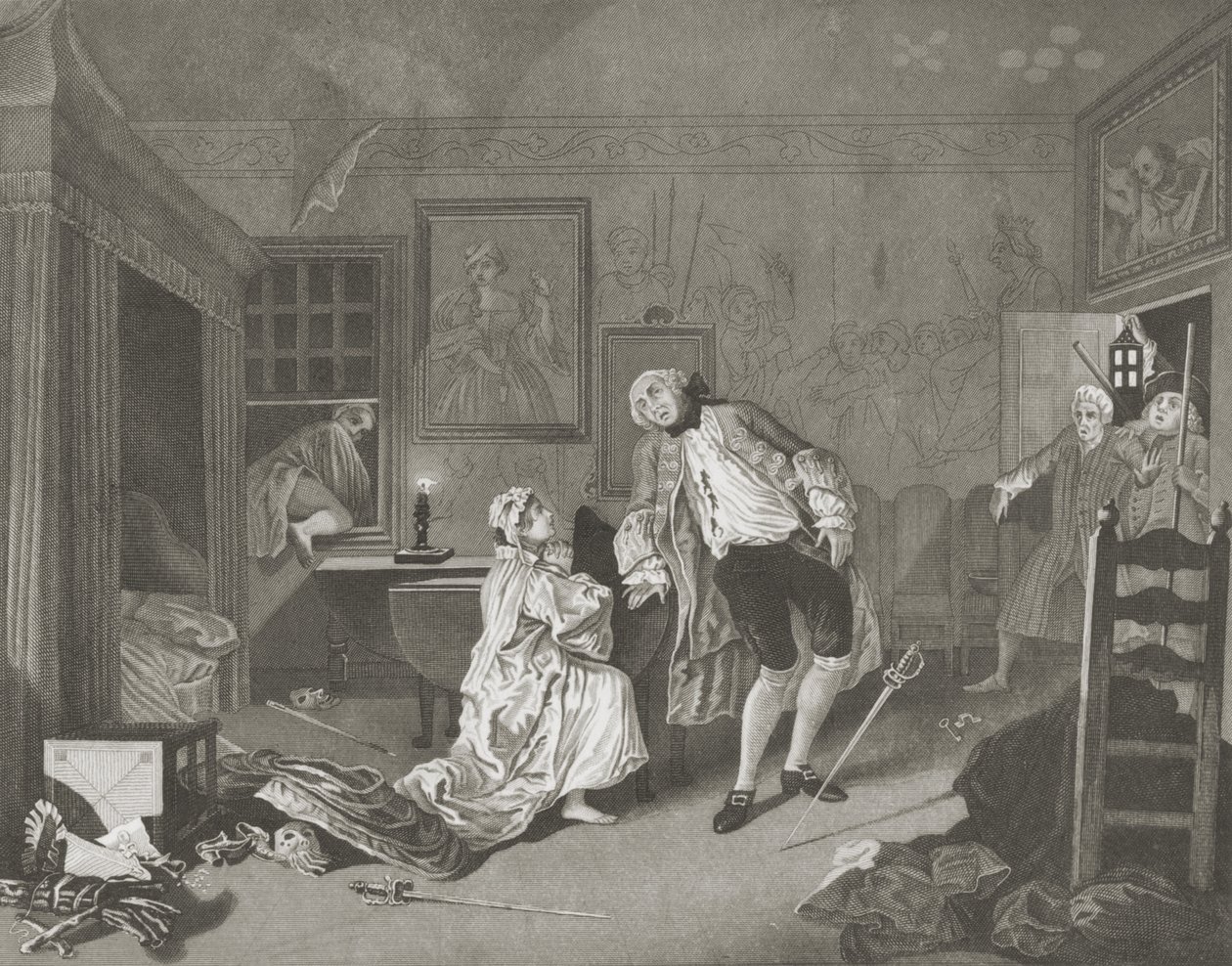Mariage à la mode - William (after) Hogarth