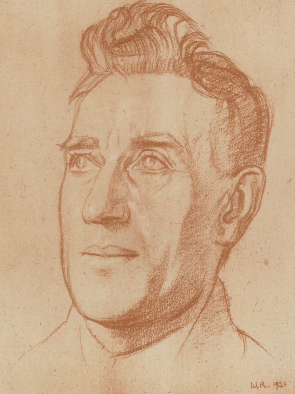 W H Davies - William (after) Rothenstein