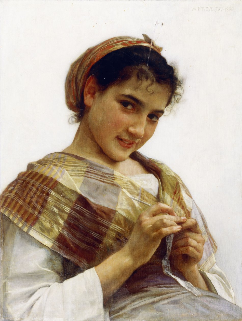 Une fille bretonne - William Adolphe Bouguereau