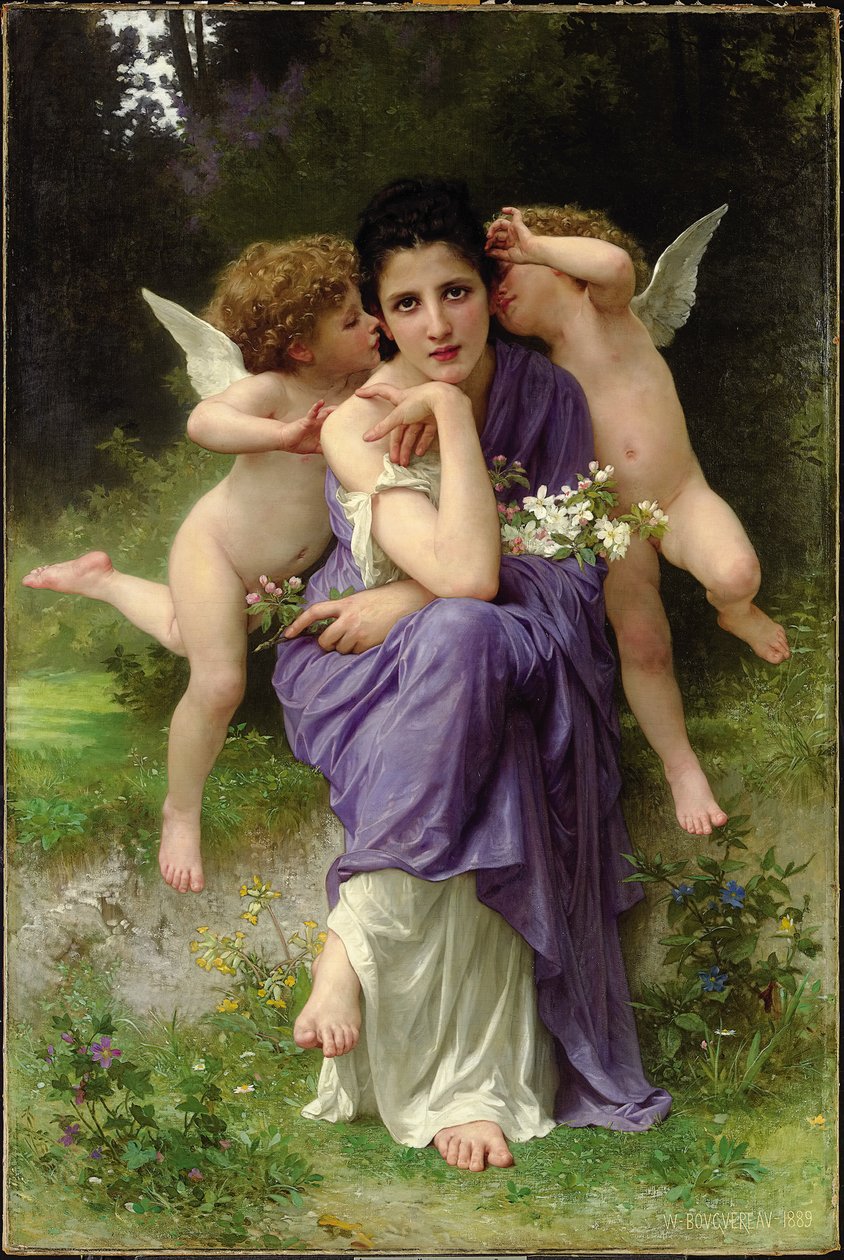 Chansons de printemps, 1889 - William Adolphe Bouguereau