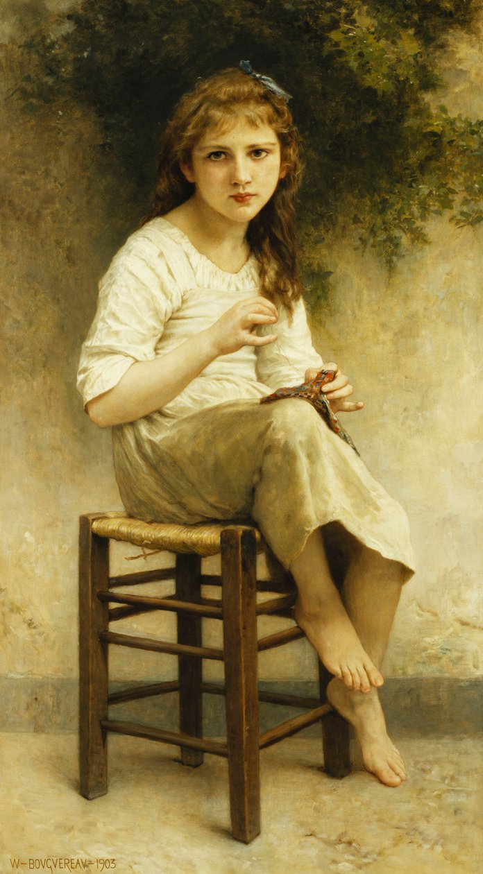 Pensées oisives - William Adolphe Bouguereau