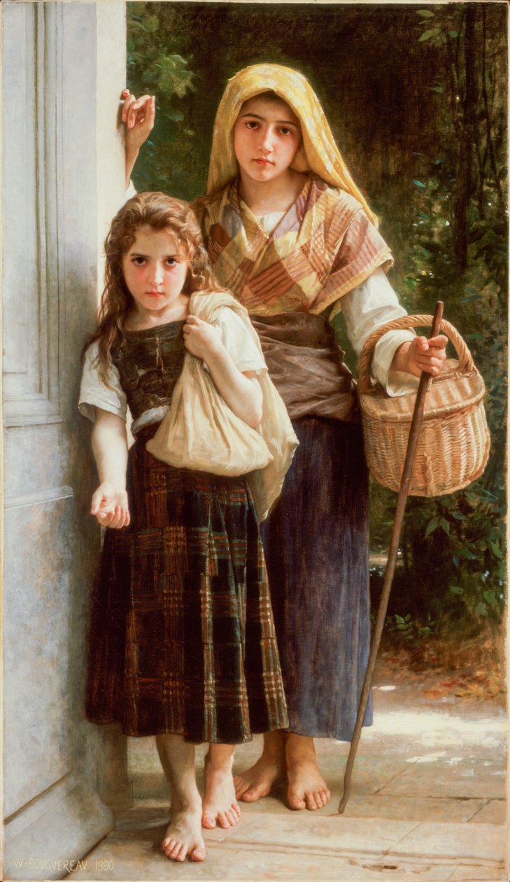 Les Petites Mendicants - William Adolphe Bouguereau