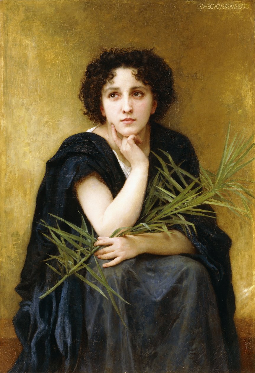 Réflexion - William Adolphe Bouguereau