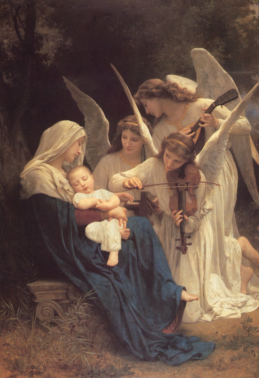 Chant des anges - William Adolphe Bouguereau