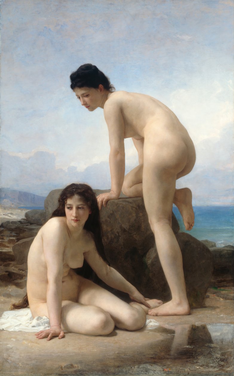 Les Baigneuses - William Adolphe Bouguereau