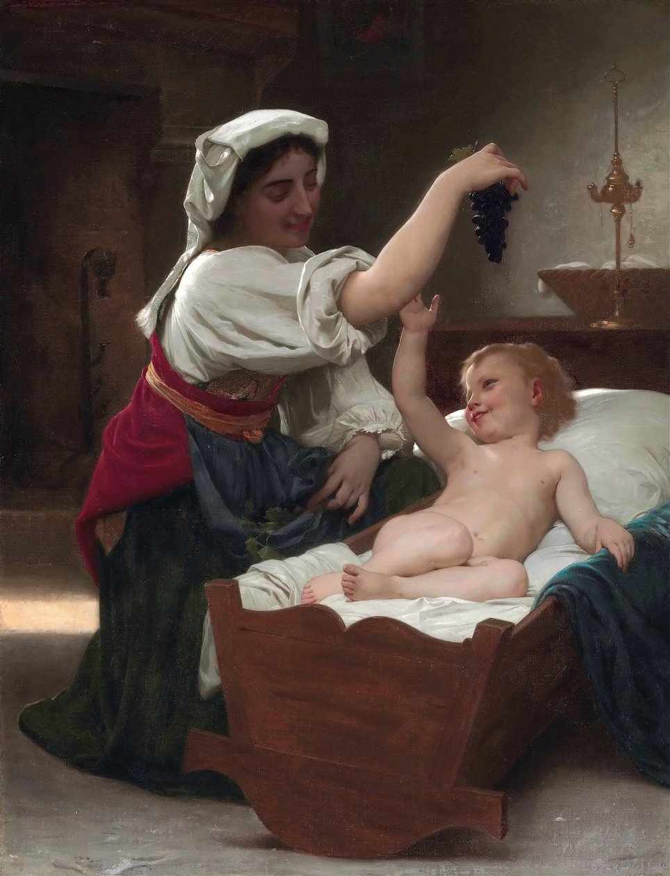 La grappe de raisins - William Adolphe Bouguereau