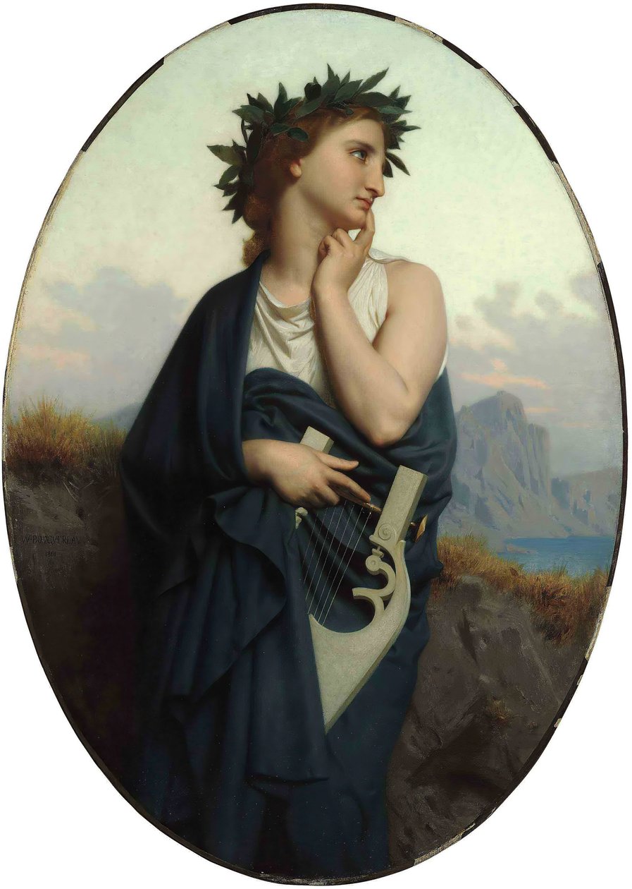 La Muse Philomèle - William Adolphe Bouguereau
