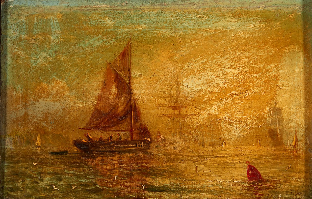 Sortir à la rame - William Adolphus Knell