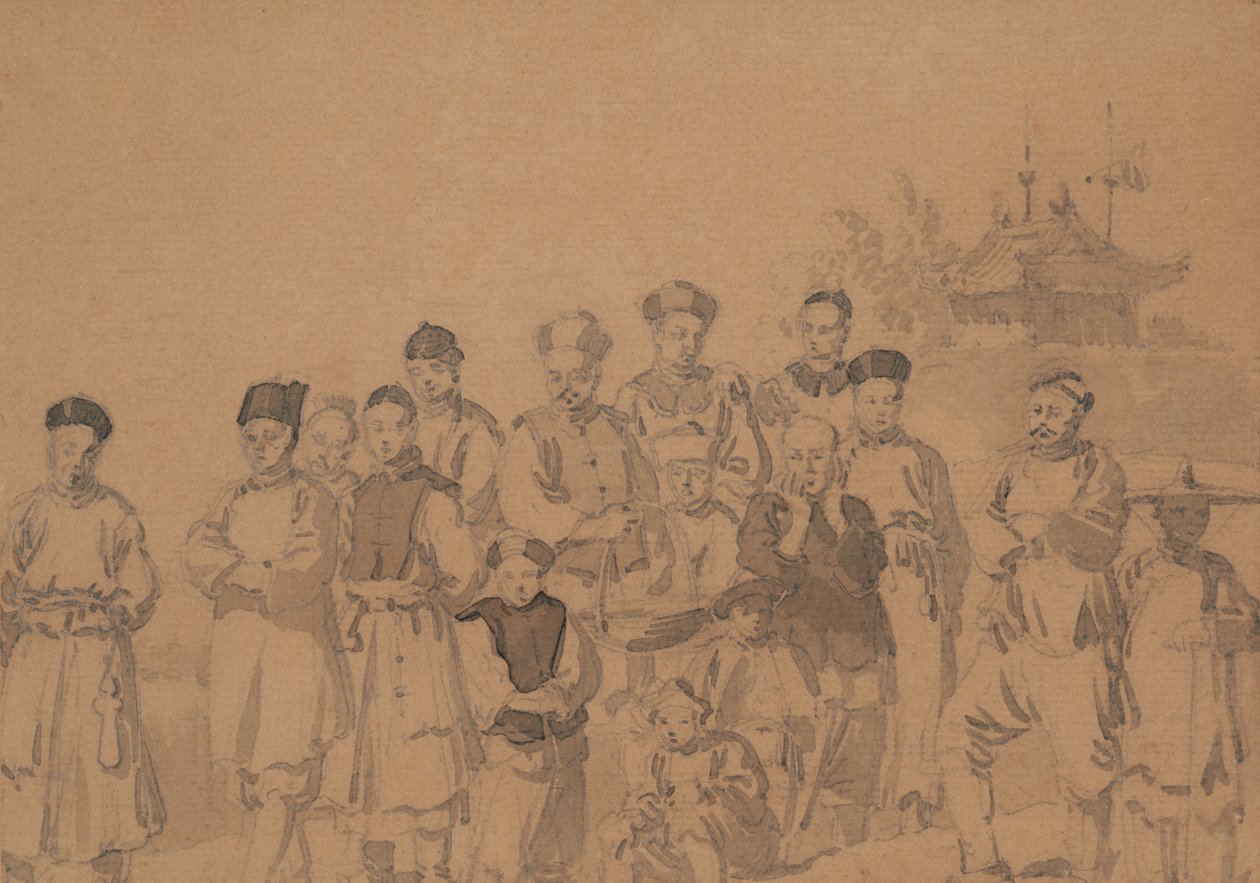 Groupe de Chinois - William Alexander