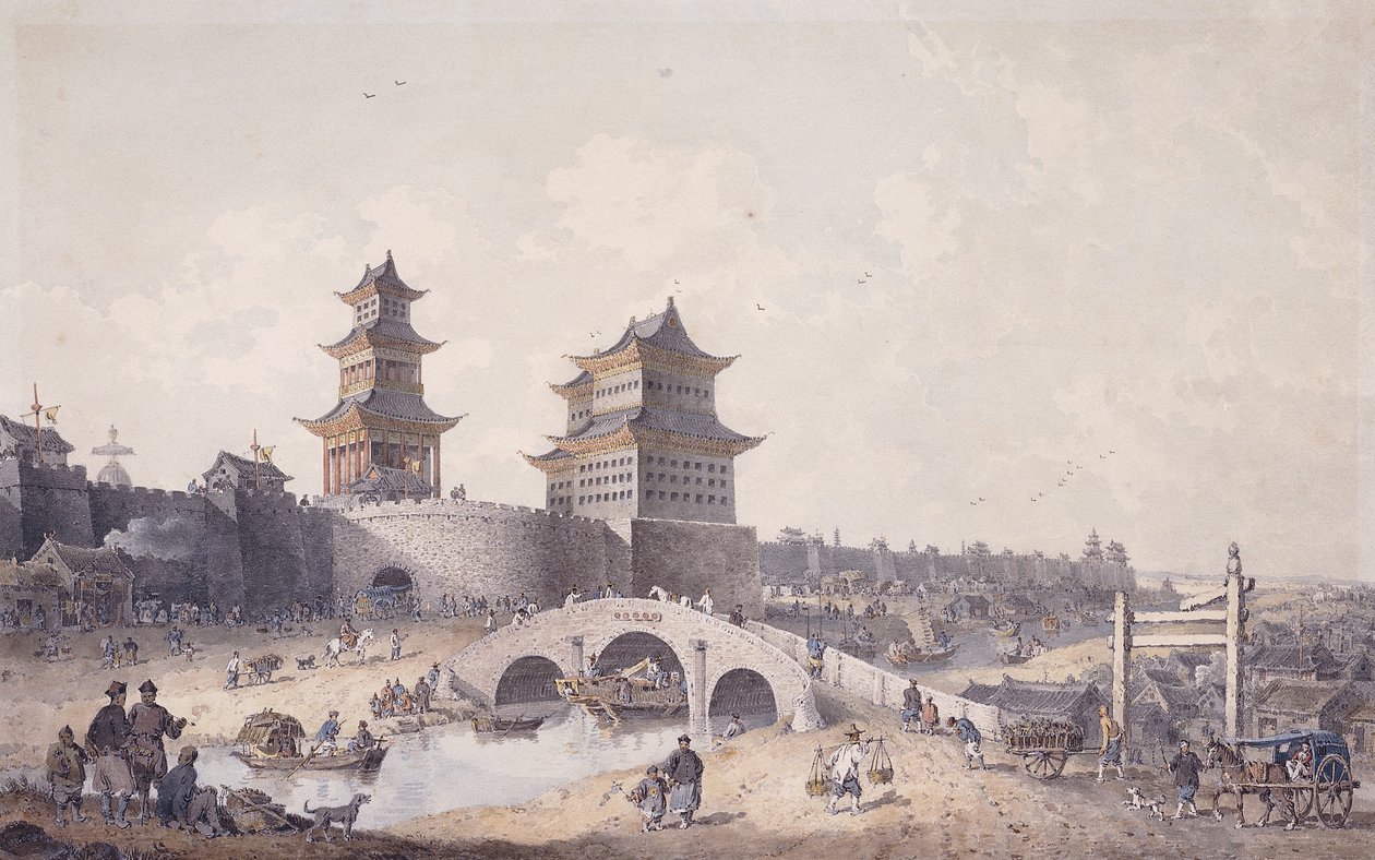 Pringze Men, la porte ouest de Pékin - William Alexander