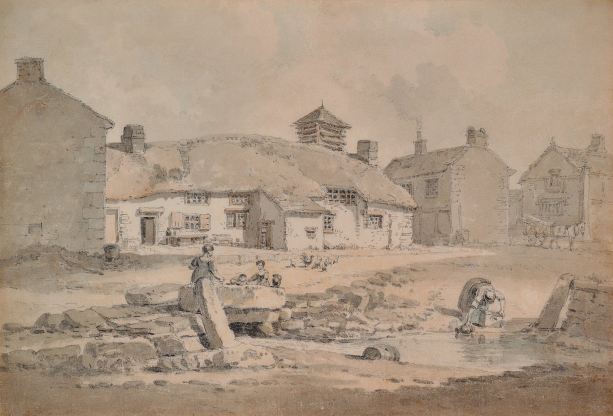 Scène de village - William Alexander